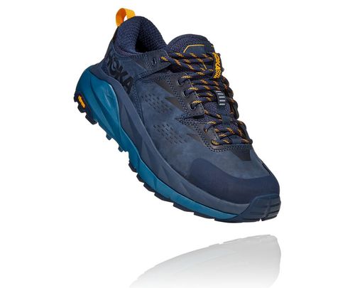 Hoka One One Dame Kaha Low Gore-tex Fjellsko Svart Iris/Moroccan Blå Norge-92WTO